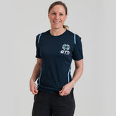 GTN Women's Blue Running T-Shirt